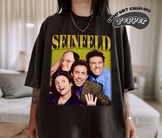 Seinfeld Tv Show Shirt, Seinfeld Retro Shirt, Seinfeld Fan Gift, Vintage 90s Shirt, Bootleg Shirt, Unisex TShirt