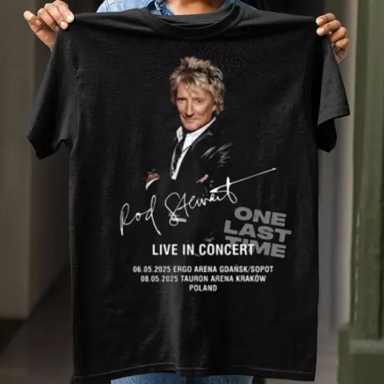ROD STEWART IN CONCERT TOUR Unisex 2025 T-shirt