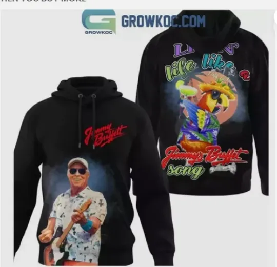 Jimmy Buffett Livin Life Like Jimmy Hoodie 3d