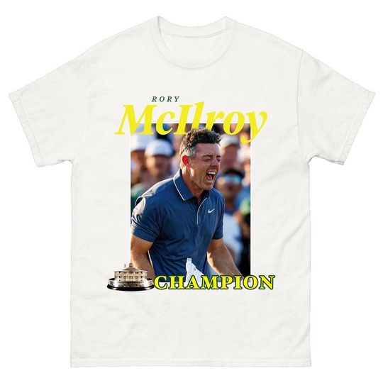 Rory Mcilroy Augusta National Champions T-shirt, 2025 Masters Tournament Golf Shirt, Augusta National Champions shirt, PGA Tour, Gift