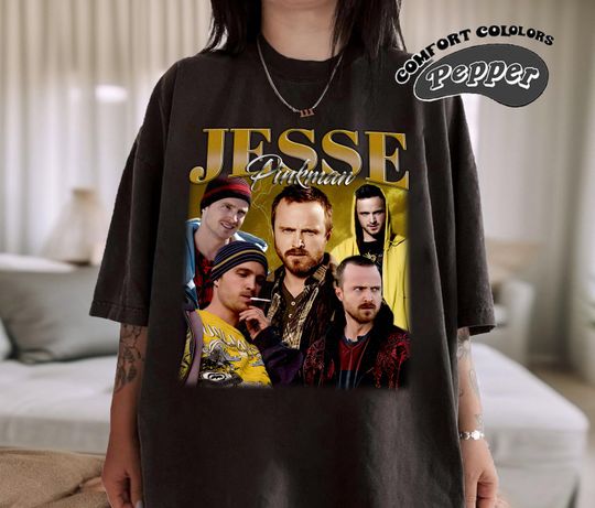 Breaking Bad Jesse Pinkman Shirt, Jesse Pinkman Retro TShirt, Jesse Pinkman Fan Gift, Vintage 90s Shirt, Bootleg Shirt