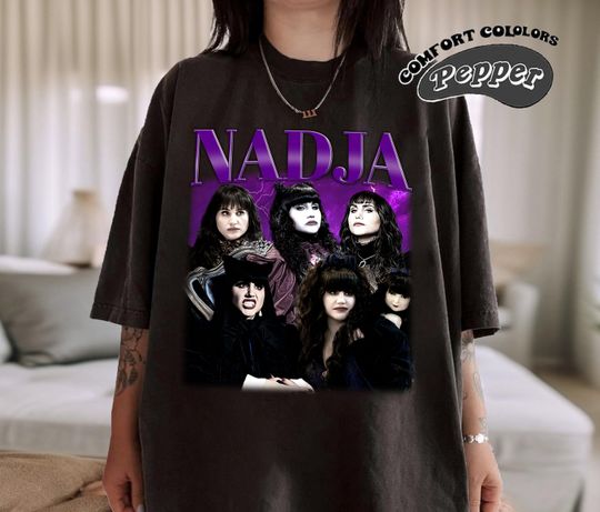 Nadja Shirt, What We Do in the Shadows Retro TShirt, Nadja Fan Gift, Vintage 90s Shirt, Bootleg Shirt, Birthday Gift