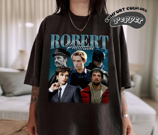 Robert Pattinson Shirt, Robert Pattinson Retro TShirt, Robert Pattinson Fan Gift, Vintage 90s Shirt, Bootleg Shirt