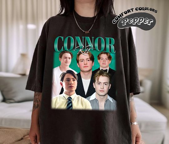 Discover Connor Kit TShirt, Heartstopper Shirt, Connor Kit Fan Gift, Vintage 90s Shirt, Bootleg Shirt, Gift for him