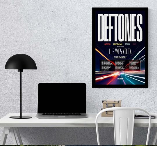 Deftone North American On Tour In 2025 Poster, Gift For Fans, Decor Home, Deftone Poster, Gift Ideas