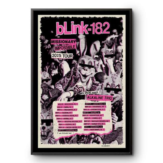 B182 Missionary Impossible Tour 2025 Poster