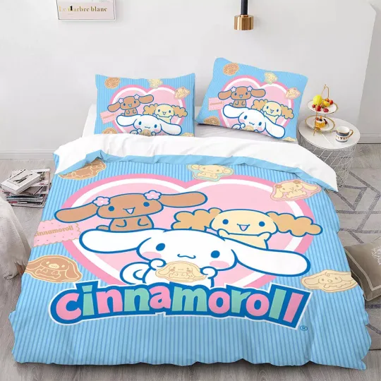 Cinnamoroll dog Bedding Set