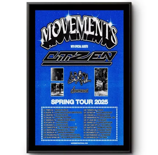 2025 Movements Spring Tour Poster