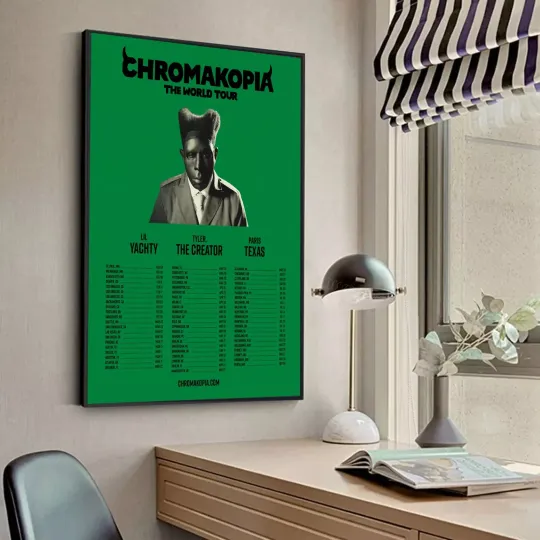 Tyler (The Creator) Announced His 2025 Chromakopia World Tour Poster