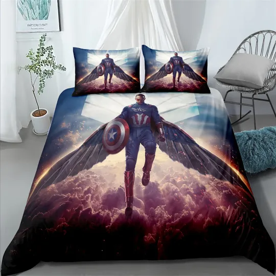 Captain America Falcon Bedding Set