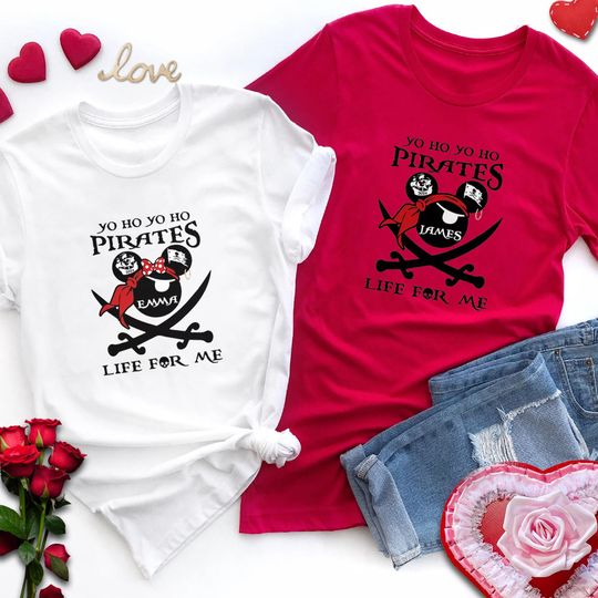 Disney Pirate Cruise Shirt 2025, Minnie Mickey Pirate Cruise Shirts, Pirate T-Shirt, Couple Matching, Disneyland Trip, Family Vacation 2025