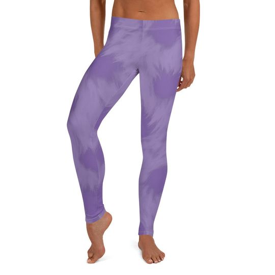 Purple Puff Leggings