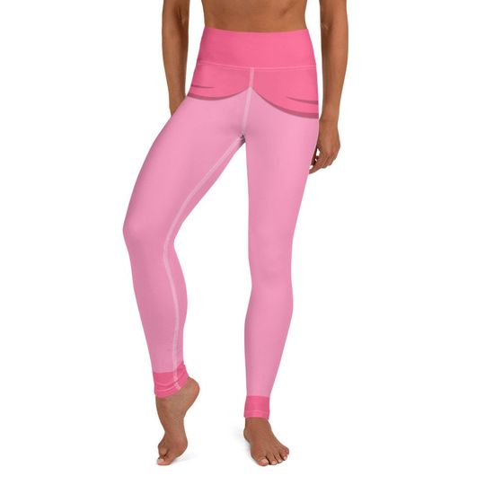 Princess Peach Inspired Yoga Leggings
