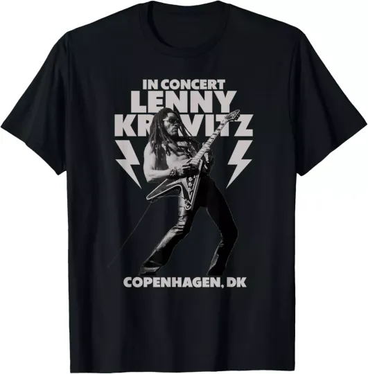 Lenny Kravitz - Blue Electric Light Tour 2025 Copenhagen T-Shirt Hoodie