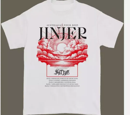 New Jinjer Early 2025 Australian Tour Gift For Fans Unisex S-5XL Shirt