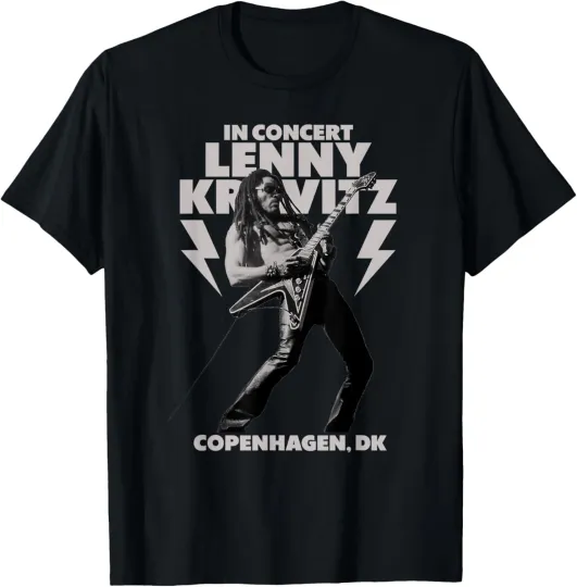 Lenny Kravitz - Blue Electric Light Tour 2025 Copenhagen T-Shirt Hoodie