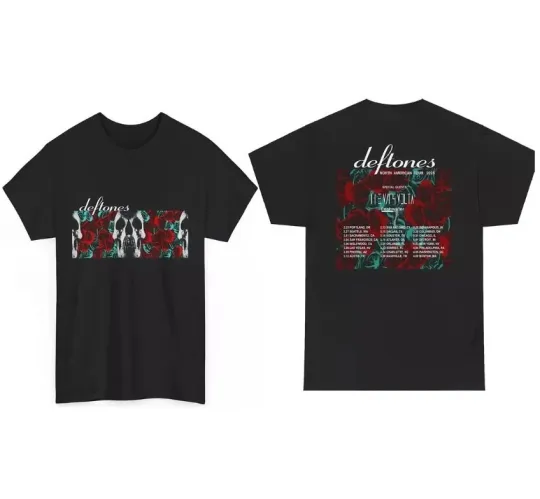 Tshirt Deftone, Sweatshirt Deftone, Hoodie Deftone North American tour 2025