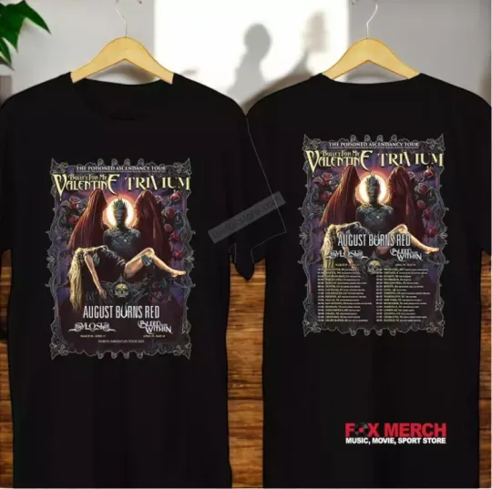 Bullet for My Valentine The Poisoned Ascendancy Tour 2025 Concert T-Shirt
