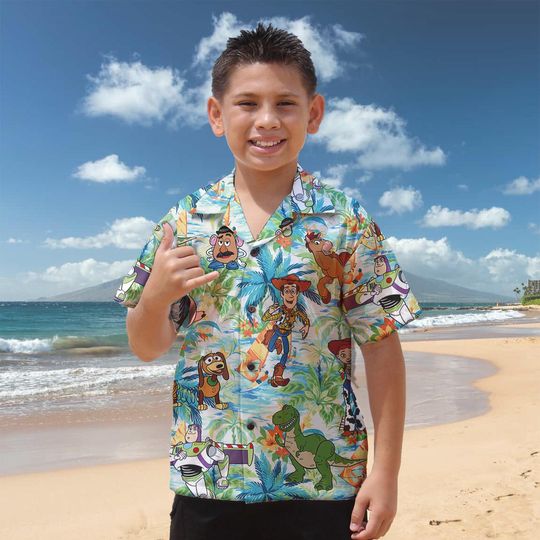 Toy Story Hawaiian Shirt, Disney Hawaiian Shirt, Disney Summer Shirt, Toy Story Aloha Shirt, Toy Story Button Up, Disney Trip 2025 Shirt