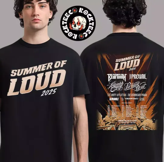 Summer Of Loud Festival 2025 North America Tour Two Sides Unisex T-Shirt