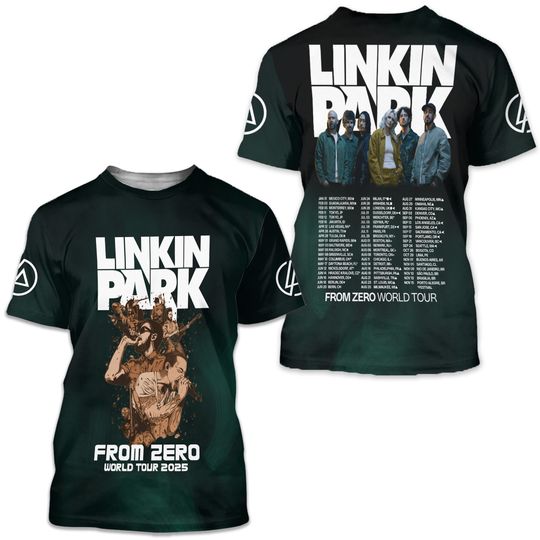 Discover Linkin Park From Zero World Tour 2025 3D T-Shirt
