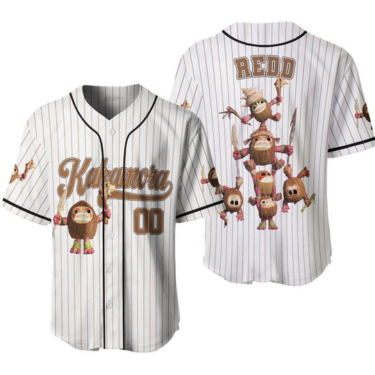 Personalized Kakamora Moana Baseball Jersey, Custom Disney Kakamora Jersey Shirt, Kakamora Custom Kid Youth Adult Disney Jersey