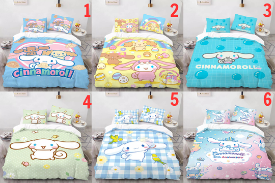 Cinnamoroll dog Bedding Set