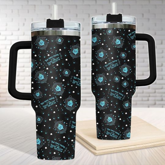 Cute Lumalee Tumbler 40Oz, The Only Hope Is The Sweet Relief Of Death Tumbler, Baby Luma Coffee Tumbler, Super Mario Insulated Tumbler