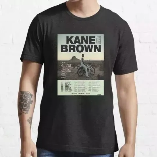 Kane Brown The High Road 2025 Tour Country Music Unisex T-Shirt S-5XL