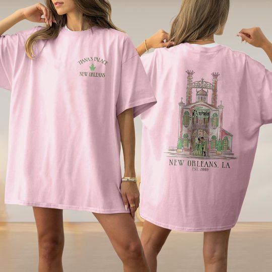 Two-Sided Disney Palace New Orleans Shirt, Princess Tiana Shirt, The Princess And The Frog Shirt, Tiana's Bayou Adventure