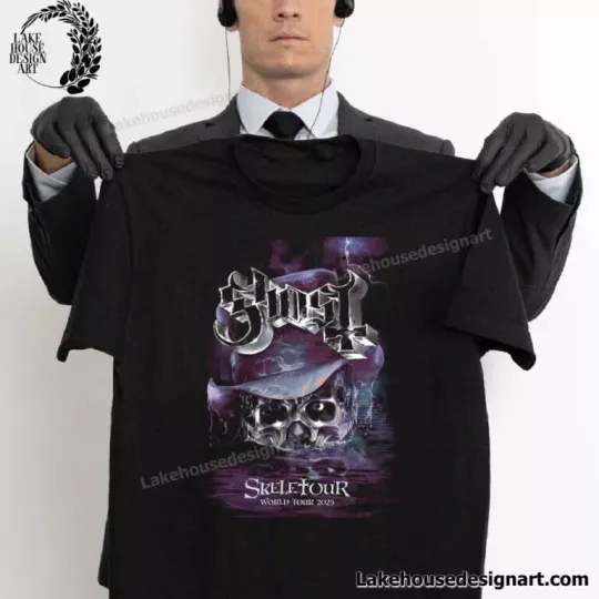 Ghost Band Tour 2025 Shirt Gift for Fans & Friends For Concert Music S-4XL