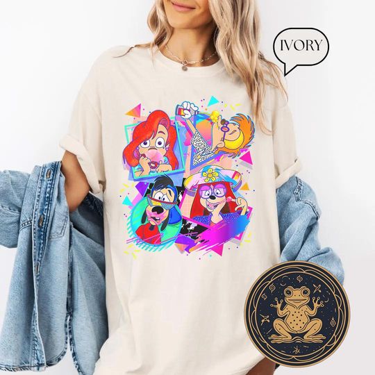 Retro 90s A Goofy Movie T-shirt,Powerline Goofy Movie Movie Shirt,Disney Powerline Roxanne & Max Shirt,Disneyland Vacation Family 2025 Trip