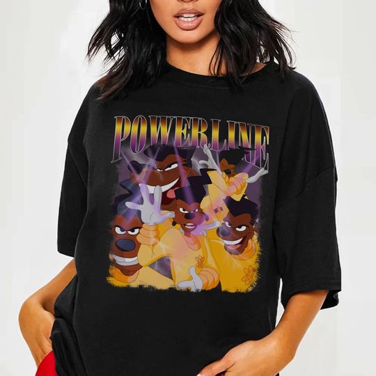 Powerline Shirt Powerline Stand Out World Tour Shirt Powerline Goofy Movie Shirt Disneyland Shirt Family Trip Shirt