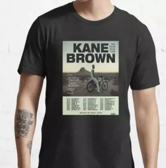 Kane Brown The High Road 2025 Tour Country Music Unisex T-Shirt S-5XL