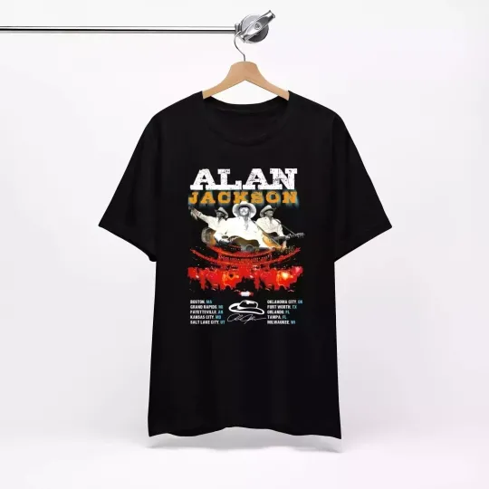 T-Shirt !!! ALAN JACKSON LAST CALL ONE MORE TOUR 2024-2025