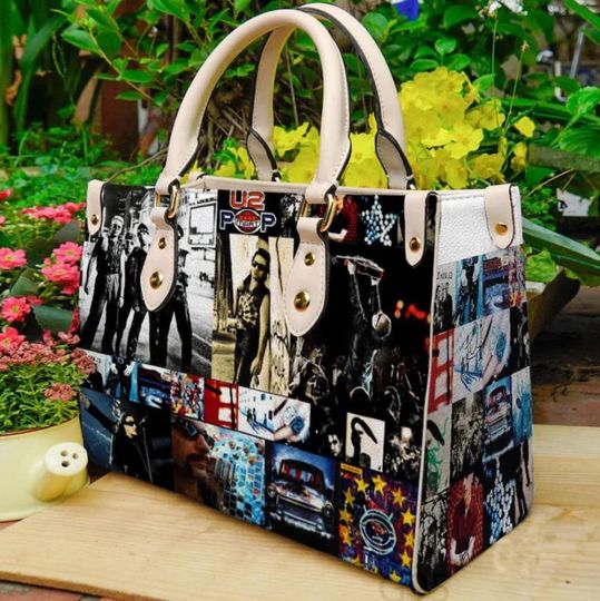 U2 Leather Bag,U2 Women Bags And Purses,Rock Band Women Handbag, Music Band Leather Bags