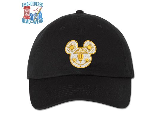 Disney Small World Clock Ears Embroidered Cap | It's a Small World Clock Embroidered Cap