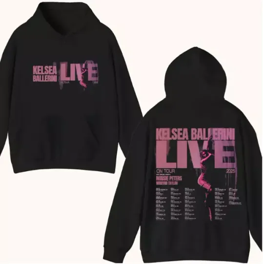 Discover Kelsea ballerini Live on Tour 2025 Hoodie