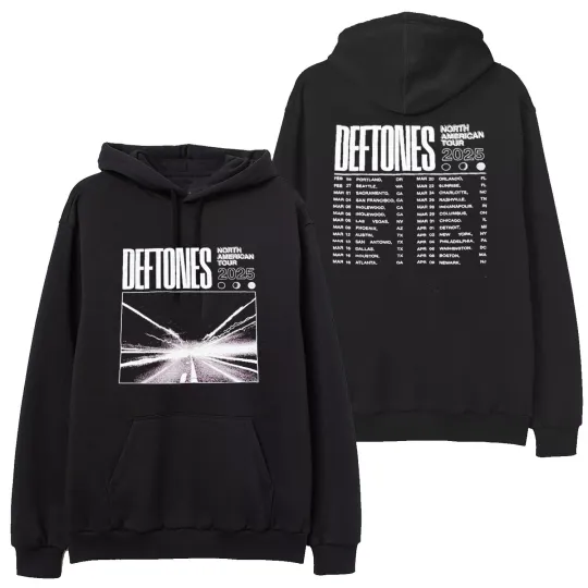 Deftone Rock Album 2025 Tour Concert Shirt Hoodie