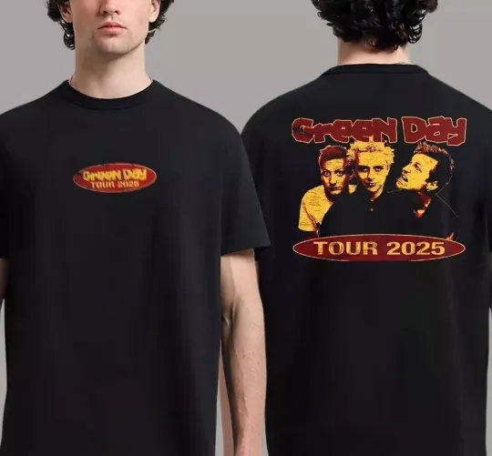 Green-Day Tour 2025 Asia And Australia Tour Shirt All Size AHN00641