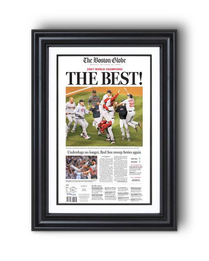 2007 Boston Red Sox THE BEST! World Series Champions UNFRAMED Poster