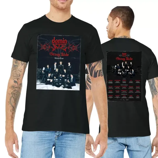Stray Kids World Tour 2025 T-Shirt , dominATE SKZ Tshirt, Stray Kids Concert