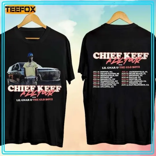 Chief Keef A Lil Tour Music T SHIRT,2 sided  tour hot 2025, shirt new