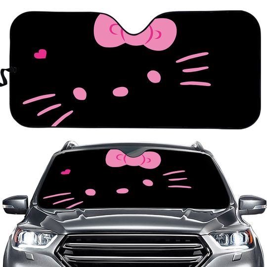 Hello Kitty Auto Sunshade, Hello Kitty Car SunShade, Cute Cat SunShade