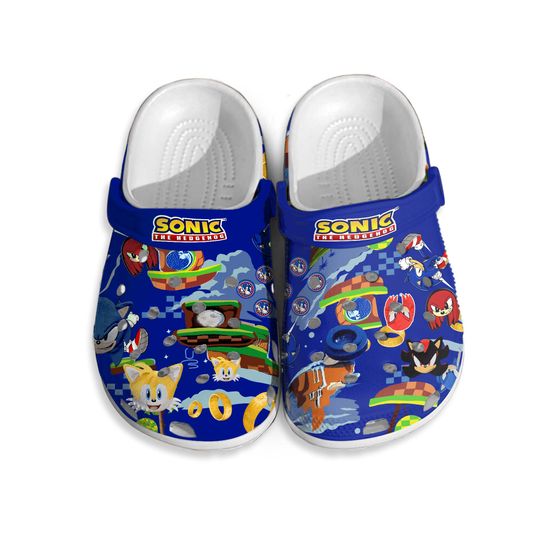 Sonic the Hedgehog Blue Classic Clog