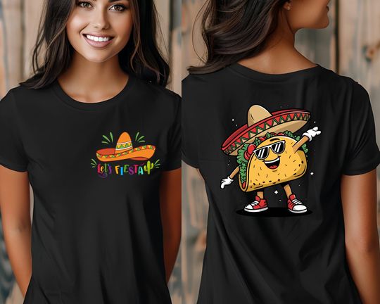 Let's Fiesta Shirt, Cinco de Mayo Shirt, Mexican Shirt, Fiesta T-Shirt, Fiesta Squad, Cinco de Mayo Shirt, Gift for Her, Mexican Fiesta Tee