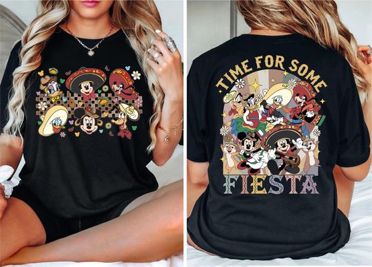Time For Some Fiesta Shirt, Disney Cinco De Mayo T-Shirt
