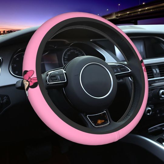 Mickey Mouse Lovely Cartoon Car Steering Wheel Cover
