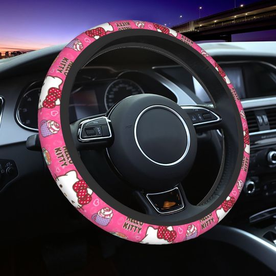 Hello Kitty Car Steering Wheel Cover