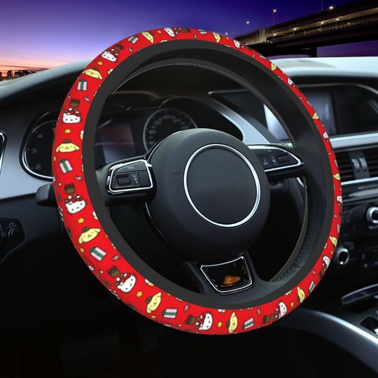 Hello Kitty Car Steering Wheel Cover